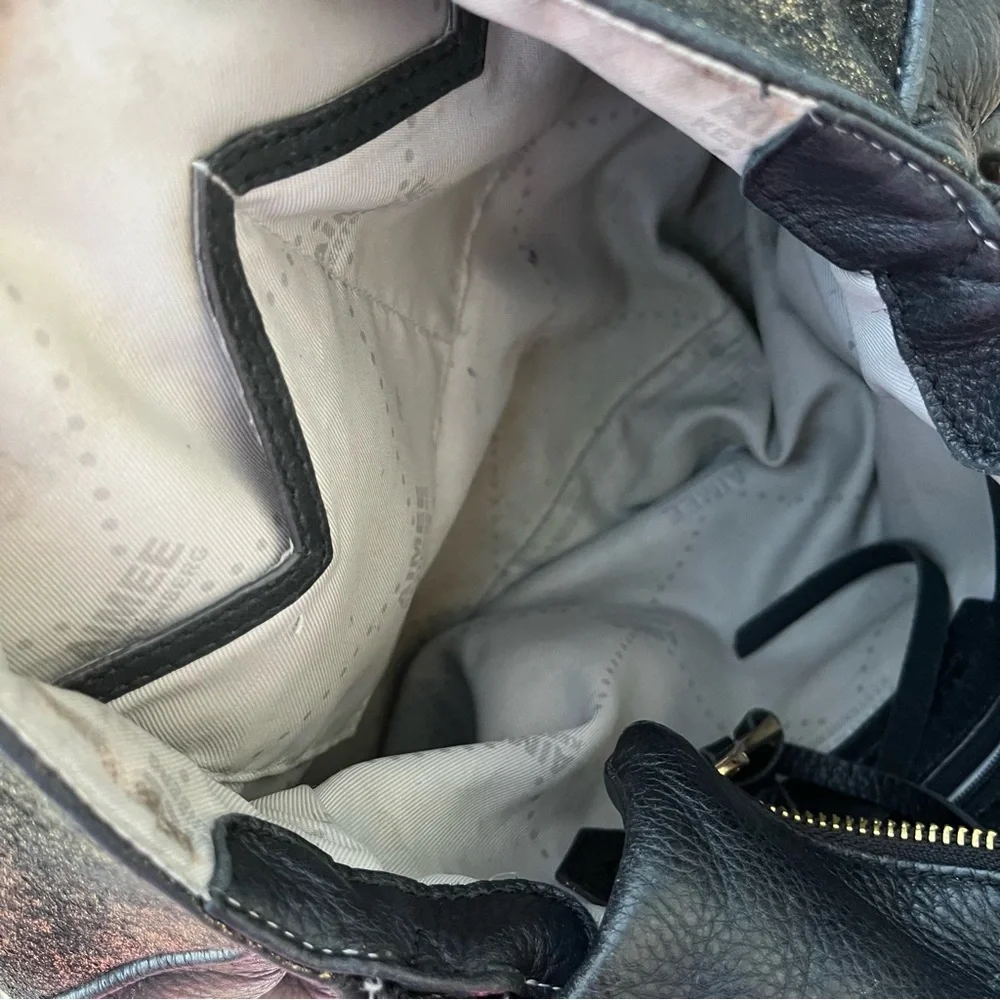 Aimee Kestenburg Black and Gold Women's Handbag - Picture 3 of 8